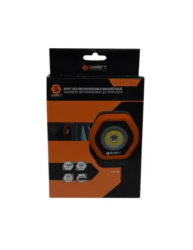 SHAFT - Rechargeable magnetic LED spotlight (1400LM)