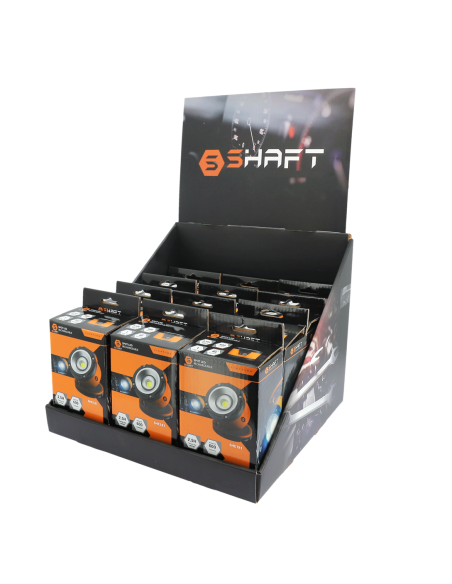 SHAFT - Rechargeable magnetic led spotlight 360° + 125° 600lm