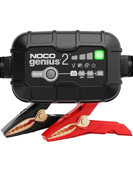 NOCO - GENIUS2, Cargador de batería de coche inteligente de 2A (6/12V)