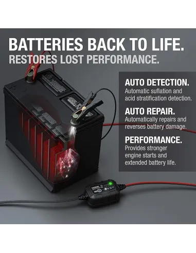 NOCO - GENIUS2, Cargador de batería de coche inteligente de 2A (6/12V)