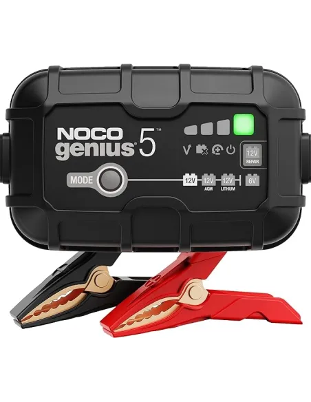 NOCO - GENIUS5, 5A Smart Car Battery Charger (6V/12V)