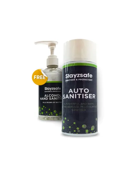 Black Friday - Auto Sanitiser Aerosol + Hand Sanitiser for cars | MyCarsFirst