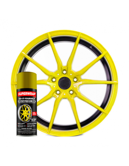 Superwrap Daytona Yellow Vinyl - Solid Series