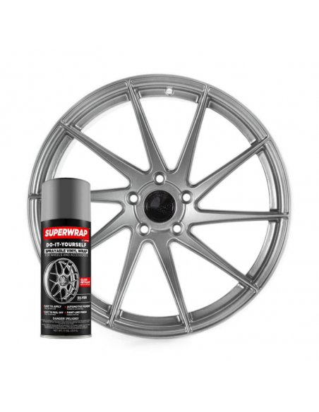 Superwrap Silver Vinyl - Metallic Series