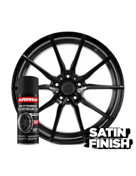 Superwrap Nemesis Black Vinyl for cars | MYCARSFIRST.com