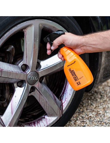 Nettoyant rouge pour roues