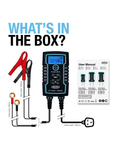 Cargador de baterías inteligente 4A