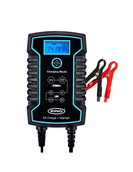 6A Smart Battery Charger & Maintainer