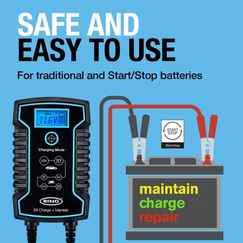 CHARGEUR DE BATTERIE 6AMP