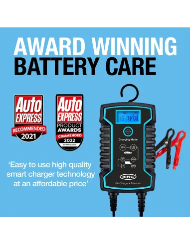 8A Smart Battery Charger & Maintainer
