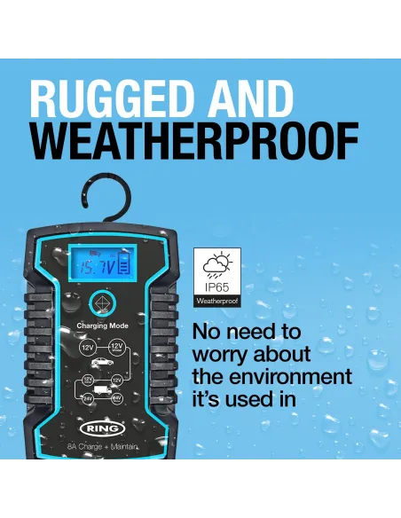 8A Smart Battery Charger & Maintainer