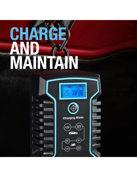 8A Smart Battery Charger & Maintainer