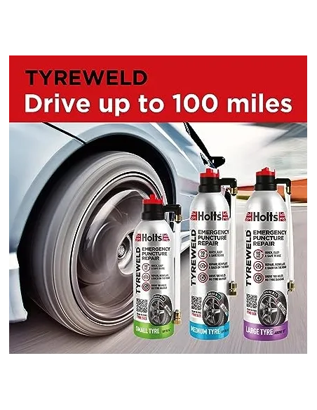 TYREWELD - Reparador Pinchazos 500ml (Rueda Grande)