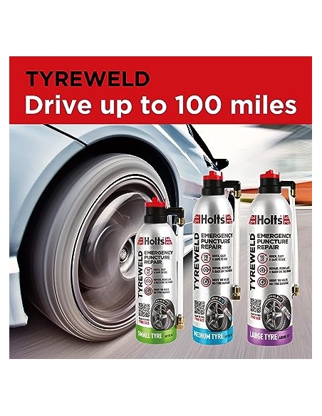 TYREWELD - REPARADOR PINCHAZOS 400ML (RUEDA MEDIANA))