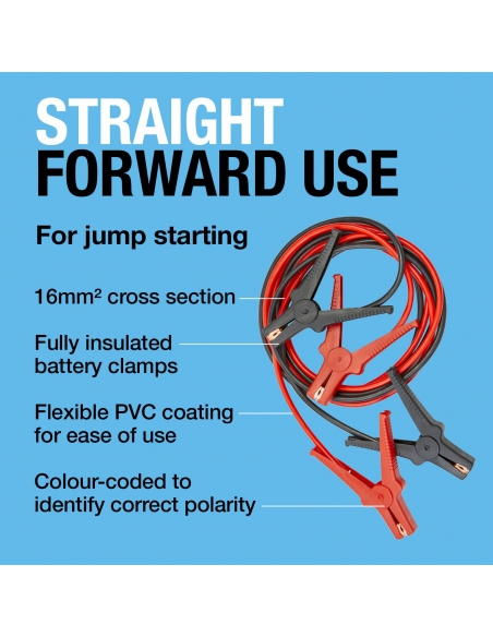 Cables de arranque de hasta 3,5L