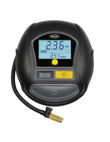 Inflador de neumáticos digital rápido 12 V CC