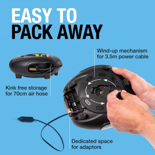 Inflador de neumáticos digital rápido... Inflador de neumáticos digital rápido...