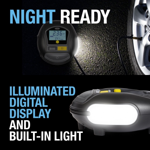 Inflador de neumáticos digital rápido... Inflador de neumáticos digital rápido...