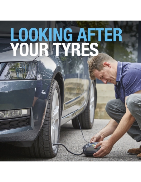 Gonfleur de pneus numérique Rapid 12V DC