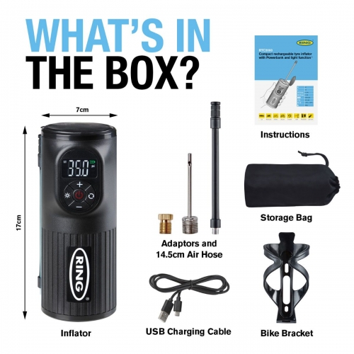 Inflador de neumáticos inalámbrico...