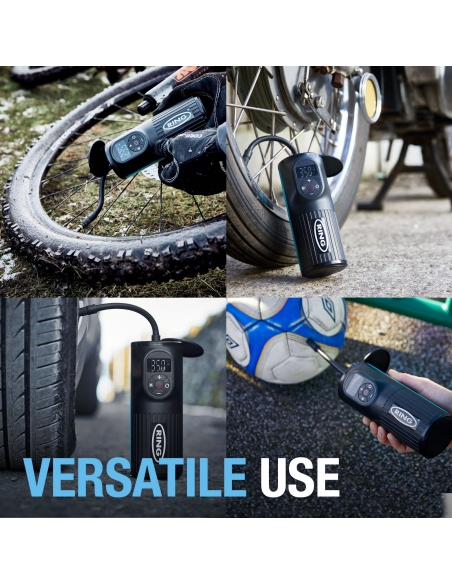 Inflador de neumáticos inalámbrico recargable