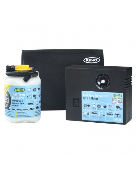 Kit de réparation de pneus plats 450ml 12V