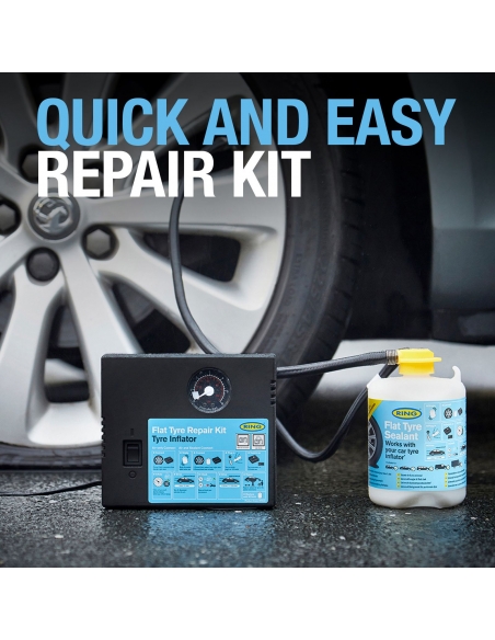 Flat Tyre Repair Kit 450ml 12V