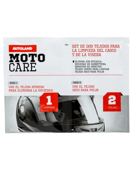 TALLITAS PARA LIMPIAR EL CASCO Y LA VISERA (2 UNIDADES)
