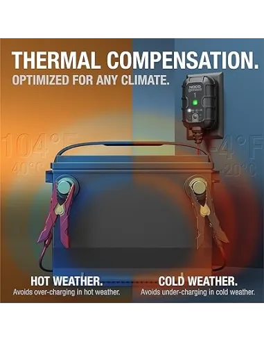 NOCO - GENIUS1, Cargador de batería de coche inteligente de 1A (6/12V)